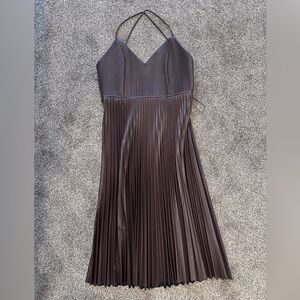 Banana Republic Brown Leather Dress